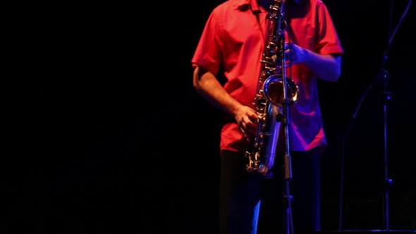 Saxophone player
